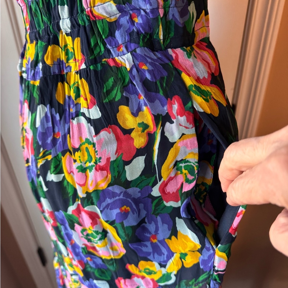 Anthropologie The Somerset Strapless Maxi Dress- Floral - Size Medium- NWT - Picture 9 of 15